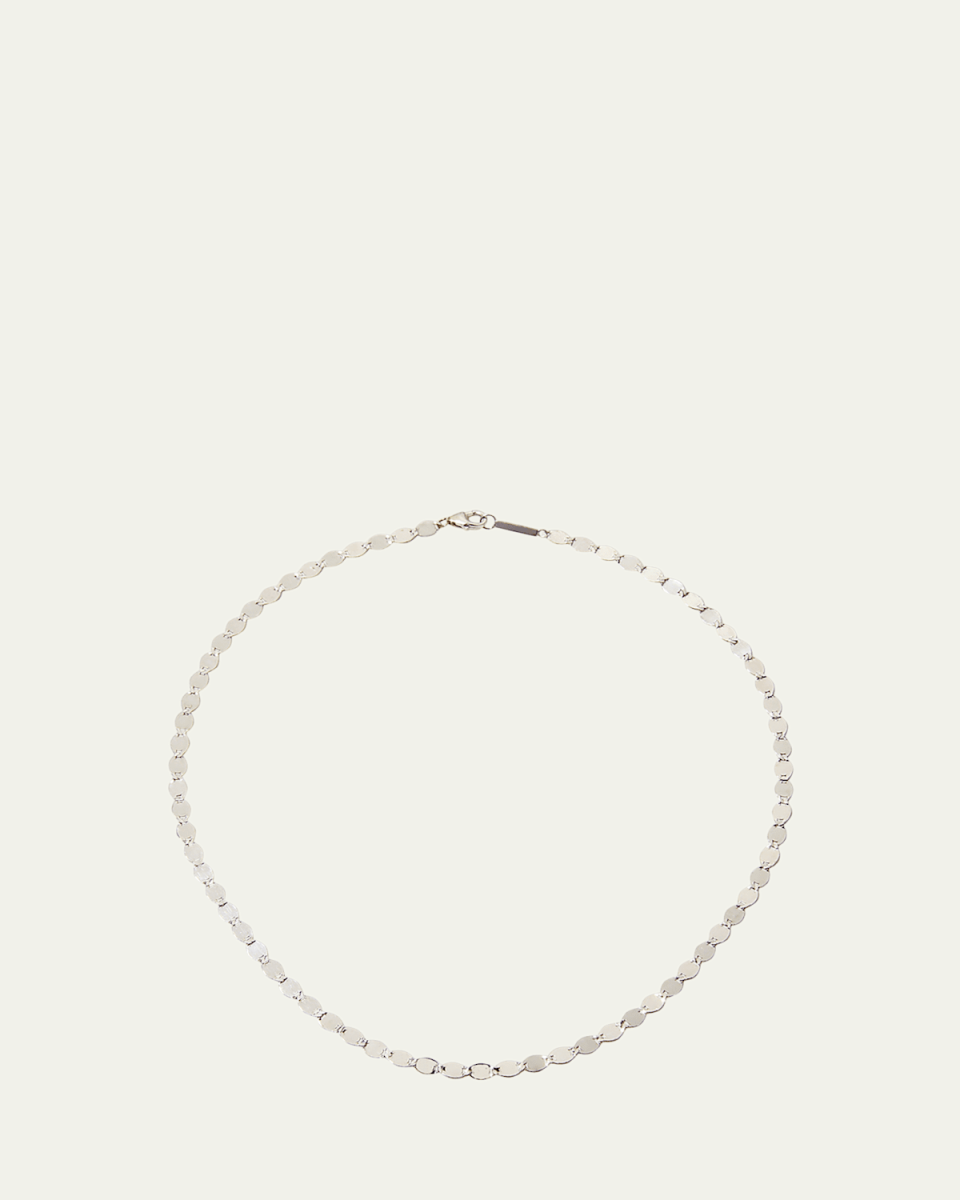 14K Gold Large Nude Chain Choker Necklace